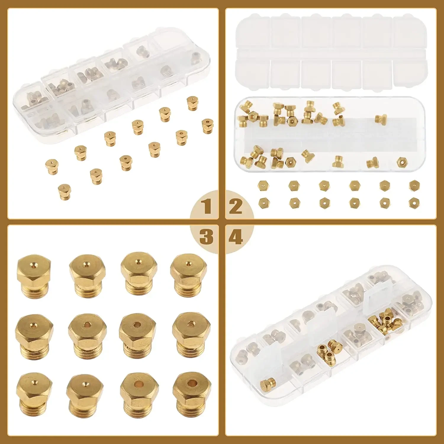 36 pz/1 scatola in ottone mass - Home Cooking Gas recensione e prezzo